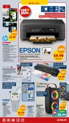 Gazetka promocyjna Penny - Prospekte - Gazetka - ważna od 20.01 do 20.01.2024 - strona 25 - produkty: akku, auto, canon, drucker, elle, HP, Kette, kraft, lack, microsd, Mp3, Router, Schal, Ti, tisch, usb, Yo