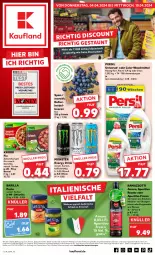 Gazetka promocyjna Kaufland - Prospekt - Gazetka - ważna od 10.04 do 10.04.2024 - strona 1 - produkty: amaro, angebot, angebote, aperitivo rosato, auer, barilla, beere, beeren, Bergamotte, beutel, Blüte, discount, drink, eis, energy drink, ente, heidelbeere, heidelbeeren, knorr, knorr fix, kräuter, kräutern, likör, monster, Monster Energy, orange, orangen, persil, pesto, rama, ramazzott, ramazzotti, Rauch, reis, rosato, Schal, Schale, Ti, waschmittel, zitrone, zott, ZTE