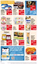 Gazetka promocyjna Kaufland - Prospekt - Gazetka - ważna od 10.04 do 10.04.2024 - strona 24 - produkty: almighur, almighurt, alpro, angebot, Becher, beutel, blätterteig, curry, currywurst, dessert, desserts, drink, ehrmann, ehrmann almighurt, eier, eierspätzle, eis, elle, frucht, fruchtjoghurt, gin, hafer, Haferdrink, henglein, joghur, joghurt, kartoffel, lätta, Löffel, mac, meica, milch, mousse, nestlé, nudel, nudeln, papier, rahmjoghurt, Schal, Schale, schoko, schokolade, schokoladen, soja, Sojadrink, teigwaren, Ti, vanille, weihenstephan, wurst, ZTE