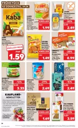 Gazetka promocyjna Kaufland - Prospekt - Gazetka - ważna od 10.04 do 10.04.2024 - strona 26 - produkty: angebot, angebote, beutel, bio, bohne, bohnen, bohnenkaffee, bourbon, bourbonvanille, brot, creme, Croissant, croissants, d'oro, dallmayr, dinkelmehl, eis, eiskaffee, frappé, geback, getränk, getränke, getränkepulver, gewinnspiel, kaffee, kaffee-pads, kakao, korn, kräuter, kuchen, kuchenmeister, mehl, Meister, mint, Nescafé, nuss, Ofen, prodomo, rezept, Spiele, steinofen, tee, Ti, trauben, vanille, ZTE, zucker
