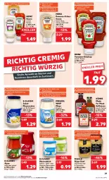 Gazetka promocyjna Kaufland - Prospekt - Gazetka - ważna od 10.04 do 10.04.2024 - strona 29 - produkty: Ajvar, angebot, angebote, asti, auer, burger, Cien, dijon-senf, dressing, eier, eintöpfe, eis, flasche, frucht, gewürz, gin, grill, grillsauce, heinz, honig, kartoffel, ketchup, Kühne, LG, mac, maille, mayonnaise, meerrettich, miracel, miracel whip, nuss, paprika, pommes, pommes-frites, rapsöl, Rettich, rezept, rwe, sahne, salat, salate, sauce, saucen, senf, suppe, suppen, Ti, tomate, tomaten, würzsauce, würzsaucen, Yo