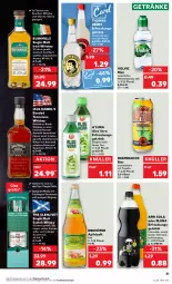 Gazetka promocyjna Kaufland - Prospekt - Gazetka - ważna od 10.04 do 10.04.2024 - strona 31 - produkty: Afri Cola, aloe vera, Alwa, angebot, angebote, apfel, apfelsaft, bier, bourbon, cola, desperados, erfrischungsgetränk, frucht, getränk, getränke, gewürz, gin, green tea, irish whiskey, jack daniel, jack daniel's, karamell, limo, limonade, mac, malz, mineralwasser, mit frucht, natürliches mineralwasser, nuss, saft, scotch, scotch whisky, single malt, tennessee whiskey, tequila, thomas henry, Ti, volvic, wasser, whiskey, whisky