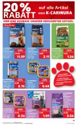 Gazetka promocyjna Kaufland - Prospekt - Gazetka - ważna od 10.04 do 10.04.2024 - strona 35 - produkty: angebot, angebote, Blüte, früchte, früchten, Geflügel, hundenahrung, Katzentrockenfutter, klumpstreu, lamm, mit gemüse, natur, pastete, perlen, pute, Ragout, rind, sauce, Schal, Schale, schwein, Signal, Ti, trockenfutter, wein