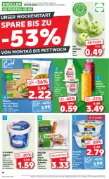 Gazetka promocyjna Kaufland - Prospekt - Gazetka - ważna od 10.04 do 10.04.2024 - strona 44 - produkty: angebot, Becher, butter, buttermilch, eis, filet, filets, flasche, frosta, gemüse-pfanne, gewürz, hähnchenschenkel, henkel, hering, Herings, heringsfilets, joghur, joghurt, joghurt nach, kohlrabi, milch, Müller, nadler, pfanne, reine buttermilch, ring, sahne, Sahnejoghurt, sauce, schenkel, smoothie, Ti, true fruits, wiesenhof, ZTE