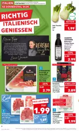 Gazetka promocyjna Kaufland - Prospekt - Gazetka - ważna od 10.04 do 10.04.2024 - strona 8 - produkty: ACC, aceto, aceto balsamico, angebot, backofen, balsam, balsamico, Carpaccio, chips, creme, dell, eis, elle, fenchel, fleisch, küche, Küchen, mac, Mode, monin, montorsi, mortadella, Ofen, olive, oliven, olivenöl, olivenöl extra, papier, parmigiano, parmigiano reggiano, prosciutto, Prosciutto di Parma, reggiano, rezept, rind, rindfleisch, rohschinken, salami, schinken, schwein, schweine, schweinefleisch, Speck, Spezi, Ti, vorspeise, wein, weine, würfel, wurst, ZTE