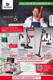 Gazetka promocyjna Selgros - Non Food - Gazetka - ważna od 09.04 do 09.04.2025 - strona 1 - produkty: akku, auer, auto, batterie, batterien, bürste, Dyson, elle, fenster, fernbedienung, LG, Reinigung, Ti, tisch, tücher, WICK