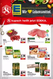 Gazetka promocyjna Kupsch - Angebote der Woche - Gazetka - ważna od 26.03 do 26.03.2022 - strona 1 - produkty: beere, beeren, bohne, bohnen, bohnenkaffee, braten, cola, deka, Dr. Oetker, flammkuchen, grünländer, himbeer, himbeere, himbeeren, jacobs, jacobs krönung, kaffee, Käse, kuchen, lamm, löslicher bohnenkaffee, pizza, ristorante, ristorante pizza, saft, Schal, Schale, schinken, schinkenbraten, schwein, schweine, Ti, wein, weine