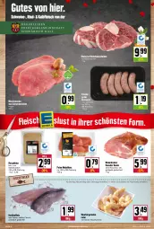 Gazetka promocyjna Kupsch - Angebote der Woche - Gazetka - ważna od 26.03 do 26.03.2022 - strona 4 - produkty: braten, bratwurst, eis, elle, filet, filets, fisch, fischtheke, fleisch, fleischkäse, forelle, garnelen, grobe bratwurst, Kalbfleisch, Käse, kasseler, medaillons, minutensteaks, natur, pute, Rauch, rel, rind, rinder, schwein, schweine, schweinerücken, steak, steaks, Ti, tisch, wein, weine, wurst