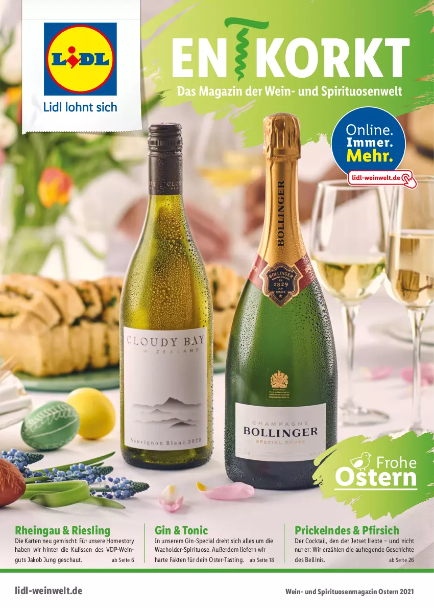 Aktueller Prospekt Lidl - Beste Weine für jeden Anlass - von 27.05 bis 31.05.2021 - strona 1