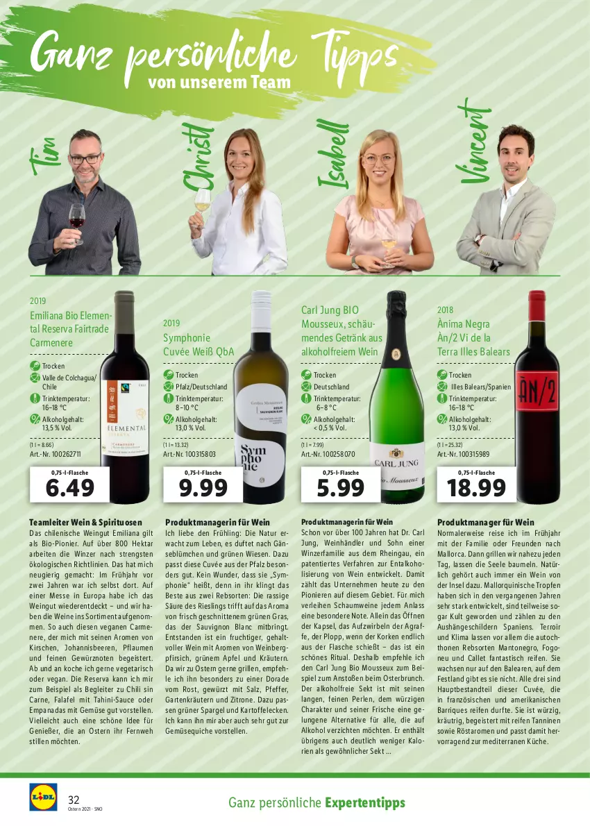 Aktueller Prospekt Lidl - Beste Weine für jeden Anlass - von 27.05 bis 31.05.2021 - strona 32