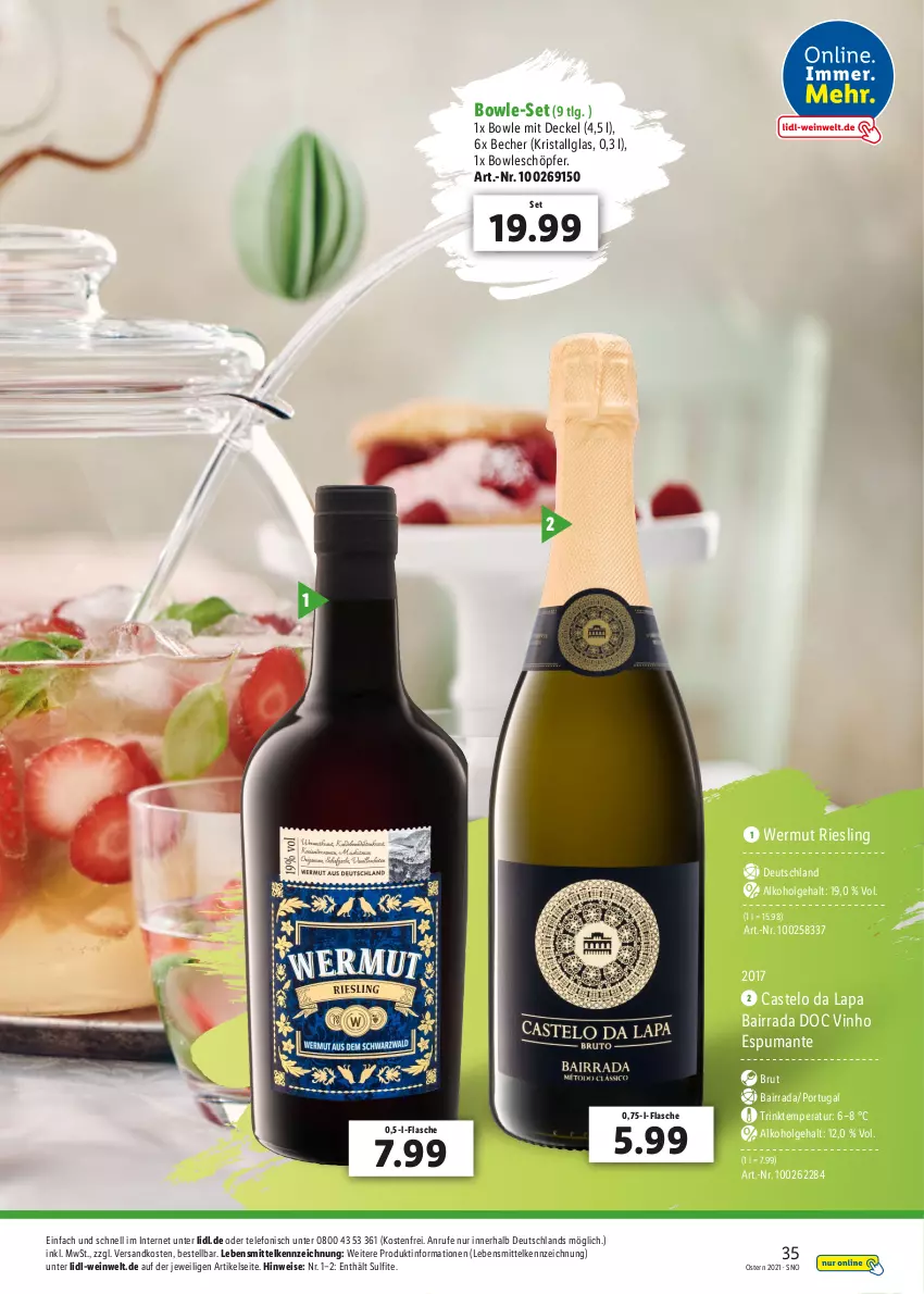 Aktueller Prospekt Lidl - Beste Weine für jeden Anlass - von 27.05 bis 31.05.2021 - strona 35