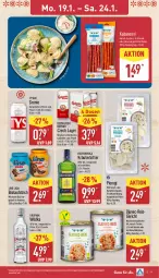 Gazetka promocyjna Aldi Nord - Von Montag - Gazetka - ważna od 24.01 do 24.01.2026 - strona 11 - produkty: aufstrich, Becher, Becherovka, bier, brot, brotaufstrich, budweiser, Djuvec, eis, flasche, fleisch, Fleischbällchen, frischkäse, gin, hero, kabanos, kartoffel, Käse, kräuter, Lagerbier, milch, mit gemüse, Pierogi, reis, Ti, tyskie, ZTE, zwiebel