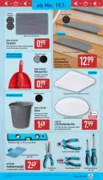 Gazetka promocyjna Aldi Nord - Von Montag - Gazetka - ważna od 24.01 do 24.01.2026 - strona 13 - produkty: asti, Bleistift, bleistifte, decke, deckenleuchte, eimer, eis, garnitur, gin, Kehrgarnitur, Kombizange, led-deckenleuchte, Leuchte, Mode, Ria, schrauben, Schraubendreher, Seitenschneide, stifte, Stufenmatten, Ti, Waage, wasser, werkzeug, ZTE
