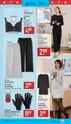 Gazetka promocyjna Aldi Nord - Von Montag - Gazetka - ważna od 24.01 do 24.01.2026 - strona 15 - produkty: aldi, Bau, baumwolle, BH ohne Bügel, bügel, gin, handschuhe, hose, kleid, Langarmshirt, Ria, schuhe, shirt, Sweatkleid, Ti, up2fashion, weck, wolle, ZTE