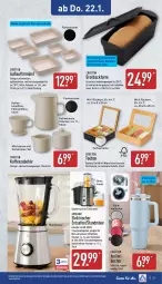 Gazetka promocyjna Aldi Nord - Von Montag - Gazetka - ważna od 24.01 do 24.01.2026 - strona 21 - produkty: ambia, Backform, backofen, bambus, Becher, Behälter, brot, Crofton, decke, Deckel, dell, edelstahl, eis, elle, Entsafter, fenster, gin, herdarten, kaffee, mikrowelle, milch, Mixer, Mode, obst, Obst und Gemüse, Ofen, Ria, saft, Schal, Schale, standmixer, tee, Ti, und gemüse, ZTE, zucker