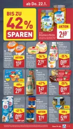 Gazetka promocyjna Aldi Nord - Von Montag - Gazetka - ważna od 24.01 do 24.01.2026 - strona 27 - produkty: antipasti, apfel, asti, bärenmarke, beere, butter, buttermilch, chili, cin, danone, Dany, erdbeere, flasche, frucht, Gegrilltes Gemüse, géramont, gin, grill, haltbare milch, hirtenkäse, Käse, kräuter, kräutern, leberwurst, milch, Müller, olive, oliven, paprika, Pommersche, pudding, rügenwalder, sahne, schoko, Spezi, starbucks, Ti, vanille, vita, weichkäse, würfel, wurst, ZTE, zwiebel