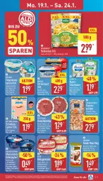 Gazetka promocyjna Aldi Nord - Von Montag - Gazetka - ważna od 24.01 do 24.01.2026 - strona 5 - produkty: ACC, almette, asti, Becher, beere, beutel, burger, camembert, creme, elle, erdbeere, feinschmecker, ferrero, frischkäse, Geflügel, gin, gouda, haselnuss, ilag, joghur, joghurt, kartoffel, kartoffelsalat, Käse, Kinder, Kinder Maxi, kinder maxi king, kräuter, kuchen, lamm, lyoner, mascarpone, meggle, Mett, milch, natur, nuss, oder kräuter, Popp, rahmjoghurt, Reibekäse, salami, salat, salz, schinken, Speck, Spezi, Streichzart, teller, Ti, weihenstephan, wiltmann, Yo, ziegenkäse, ZTE