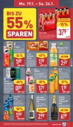 Gazetka promocyjna Aldi Nord - Von Montag - Gazetka - ważna od 24.01 do 24.01.2026 - strona 9 - produkty: Bau, brut, Cap, capri-sun, coca-cola, cola, drink, elle, flasche, gin, Heu, himbeer, ingwer, lorenz, mac, magnesium, meersalz, monster, pfirsich, pringles, ring, sac, saltletts, salz, sesam, sirup, sour cream, tee, teller, Ti, vita, Vitamine, volvic, wasser, wein, Weißwein, zitrone, zitronen, ZTE, zucker