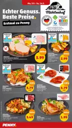 Gazetka promocyjna Penny - Prospekte - Gazetka - ważna od 14.09 do 14.09.2024 - strona 4 - produkty: backofen, barbecue, eis, ente, Entenschenkel, fleisch, Frische Hähnchen, Geflügel, geschnetzeltes, gouda, henkel, jungbullen, Käse, leberkäs, leberkäse, medaillons, Ofen, pute, rind, rinder, rindfleisch, Schal, Schale, schenkel, schwein, schweine, Ti, tisch, wein, weine, Zelt