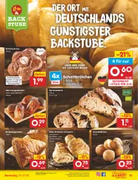 Gazetka promocyjna Netto Marken-Discount - Filial-Angebote - Gazetka - ważna od 01.07 do 01.07.2023 - strona 15 - produkty: angebot, auer, backofen, bestpreis, bio, brot, brötchen, butter, Croissant, Dinkelbrot, eis, Käse, käsescheiben, Kranz, Laugeneck, mehl, natur, Ofen, quark, reis, schinken, stube, Ti, ZTE