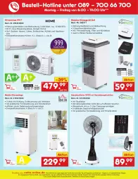 Gazetka promocyjna Netto Marken-Discount - Filial-Angebote - Gazetka - ważna od 01.07 do 01.07.2023 - strona 47 - produkty: akku, alexa, angebot, eis, fernbedienung, klimagerät, kühlakku, kühlakkus, ndk, reis, standventilator, telefon, Ti, timer, tisch, uhr, ventilator, wasser, wassertank, ZTE