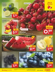 Gazetka promocyjna Netto Marken-Discount - Filial-Angebote - Gazetka - ważna od 01.07 do 01.07.2023 - strona 5 - produkty: angebot, asti, beere, beeren, bestpreis, brombeere, brombeeren, chiquita, eis, fleisch, früchte, galiamelone, heidelbeere, heidelbeeren, kirsch, kirsche, kirschen, limette, limetten, melone, Mett, metten, Nektar, nektarinen, obst, reis, Schal, Schale, Ti, wasser, wassermelone, ZTE