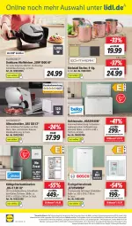 Gazetka promocyjna Lidl - Wochen-Highlights im Onlineshop - Gazetka - ważna od 11.09 do 11.09.2022 - strona 4 - produkty: angebot, angebote, Becher, beleuchtung, brot, edelstahl, eis, elle, ente, gefrierkombination, gefrierschrank, Käse, küche, LG, ndk, reis, rel, Schal, Schale, Schrank, schubladen, silvercrest, telefon, Ti, tisch, uhr, und gemüse, Waffeleisen, waffeln, wurst