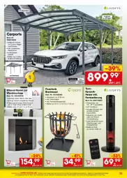 Gazetka promocyjna Netto Marken-Discount - Online-Angebote November - Gazetka - ważna od 30.11 do 30.11.2023 - strona 35 - produkty: angebot, Carport, eis, fernbedienung, Feuerkorb, Kamin, korb, kraft, ndk, Rauch, reis, Schal, Schale, Ti, tisch, ZTE