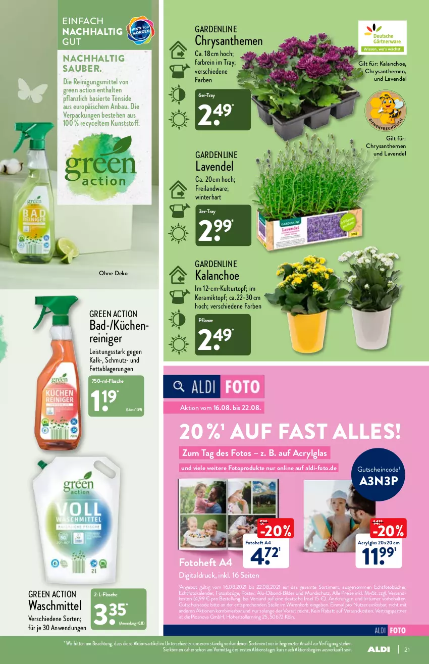 Aktueller Prospekt Aldi Nord - Aldi-Aktuell - von 16.08 bis 21.08.2021 - strona 21