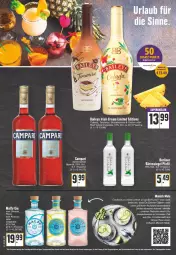 Gazetka promocyjna Edeka - Angebote der Woche - Gazetka - ważna od 15.10 do 15.10.2022 - strona 16 - produkty: baileys, cocktail, cocktails, cola, drink, drinks, eis, flasche, gin, ginger, irish cream, LG, limette, limetten, limo, Mett, metten, rezept, saft, tee, Ti, tiramisu, tisch, velvet