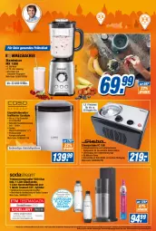 Gazetka promocyjna Expert Bonn - Prospekte - Gazetka - ważna od 20.05 do 20.05.2022 - strona 3 - produkty: auto, Behälter, edelstahl, eis, eismaschine, eiswürfel, eiswürfelbereiter, elle, flasche, glasflasche, gutschein, Karaffe, kompressor, Kugel, LG, Mixer, Reinigung, smoothie, Soda, sodastream, spülmaschinen, standmixer, Ti, timer, tisch, wasser, wassersprudler, wassertank, würfel