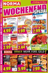 Gazetka promocyjna Norma - Norma - Gazetka - ważna od 27.03 do 27.03.2023 - strona 16 - produkty: Becher, beere, beeren, butter, cola, ecco, eimer, eis, erdbeere, erdbeeren, filet, filets, fisch, fischstäbchen, flasche, fleisch, früchte, gewürz, gurke, gurken, hering, Herings, heringsfilets, Holz, Käse, kräuter, kräuterbutter, lebensmittel, mac, natur, pfirsich, pfirsiche, pute, putenschnitzel, regal, reis, ring, sahne, sauce, schnitzel, schwein, schweine, steak, steaks, Ti, tiefpreis, weichkäse, wein, weine, zwiebel, zwiebeln