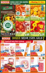 Gazetka promocyjna Norma - Norma - Gazetka - ważna od 27.03 do 27.03.2023 - strona 8 - produkty: auer, bacon, Bau, Bauer, beutel, braten, Edelsalami, eis, elle, erde, fleisch, fleischwurst, Geflügel, Geflügel-Fleischwurst, Hähnchenfleisch, Hähnchenschnitzel, hinterschinken, kochschinken, kühlregal, lachs, lachsschinken, LG, Lusti, möhren, obst, Obst und Gemüse, orange, orangen, paprika, regal, reis, rohschinken, saft, Saftorangen, salami, Salus, Schal, Schale, schinken, schnitzel, schwein, schweine, Schweineleber, snack, Ti, tiefpreis, tisch, tomate, tomaten, und gemüse, wein, weine, wurst