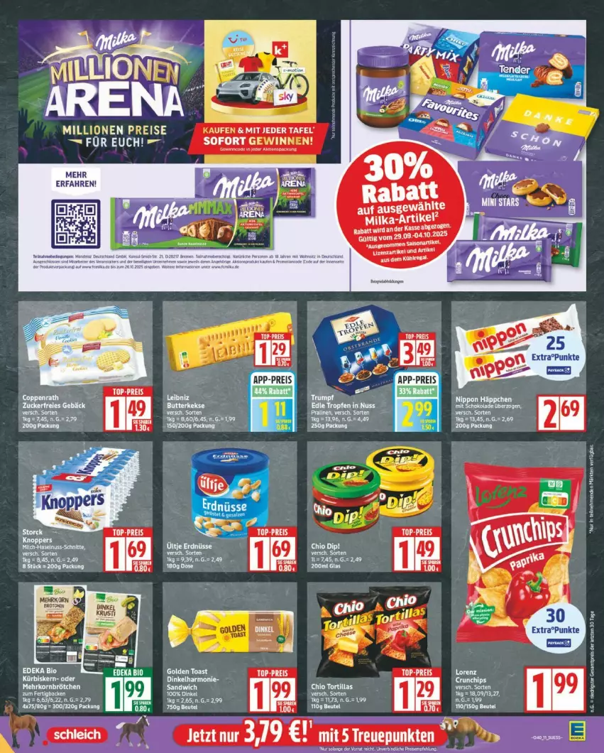 Aktueller Prospekt Edeka - Prospekte - von 29.09 bis 04.10.2025 - strona 11 - produkty: acer, dell, eis, knoppers, lion, reis, sandwich, Ti, top-preis, tortilla, tortillas
