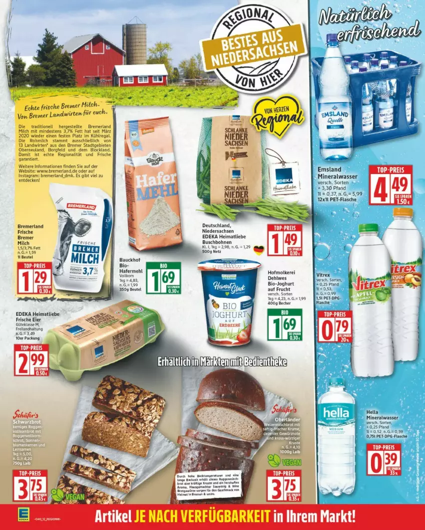 Aktueller Prospekt Edeka - Prospekte - von 29.09 bis 04.10.2025 - strona 12 - produkty: beutel, decke, deka, eier, Hela, merl, milch, Ti