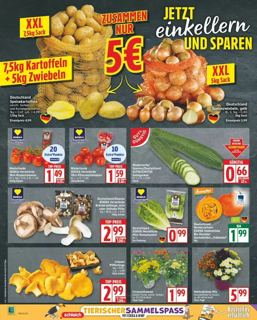 Aktueller Prospekt Edeka - Prospekte - von 29.09 bis 04.10.2025 - strona 2 - produkty: bett, deka, eis, kartoffel, kartoffeln, reis, sac, ZTE
