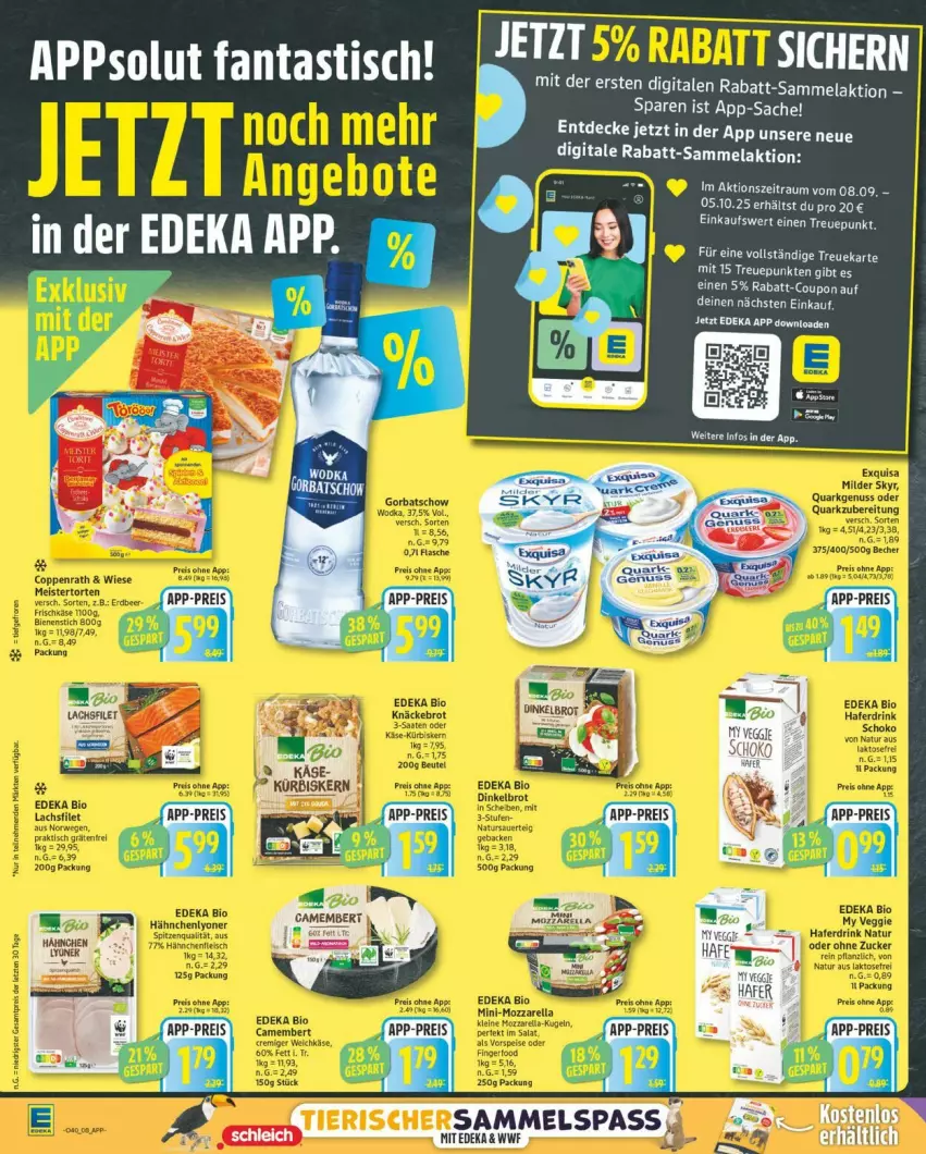 Aktueller Prospekt Edeka - Prospekte - von 29.09 bis 04.10.2025 - strona 8 - produkty: coupon, deka, ente, rabatt-coupon, sac, Schleich, Ti