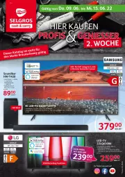 Gazetka promocyjna Selgros - Nonfood - Gazetka - ważna od 15.06 do 15.06.2022 - strona 1 - produkty: alexa, Apple, dvb, HDMI, Samsung, soundbar, Ti, tisch, tuner, usb