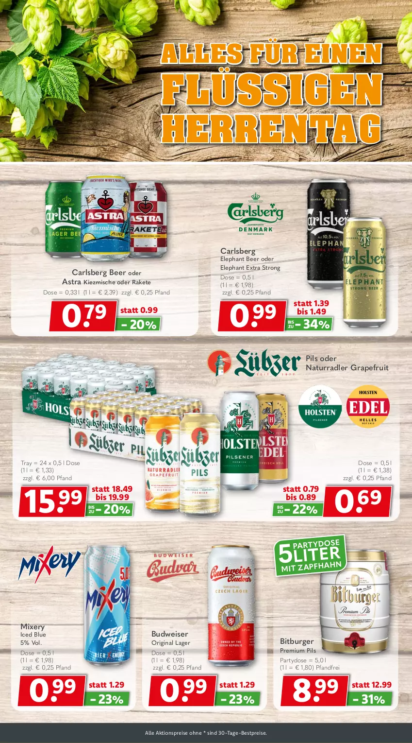 Aktueller Prospekt Getraenkeland - von 29.04 bis 11.05.2024 - strona 4 - produkty: aktionspreis, Astra, bestpreis, bestpreise, bitburger, budweiser, burger, carlsberg, carlsberg beer, eis, gin, grapefruit, holsten, Mixer, mixery, natur, pils, premium pils, radler, reis, Ti