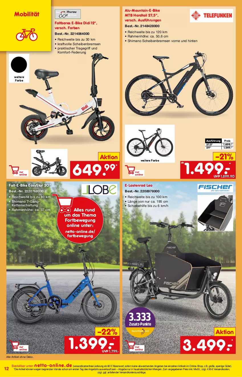 Aktueller Prospekt Netto Marken-Discount - Online-Magazin September - von 01.09 bis 31.08.2021 - strona 12