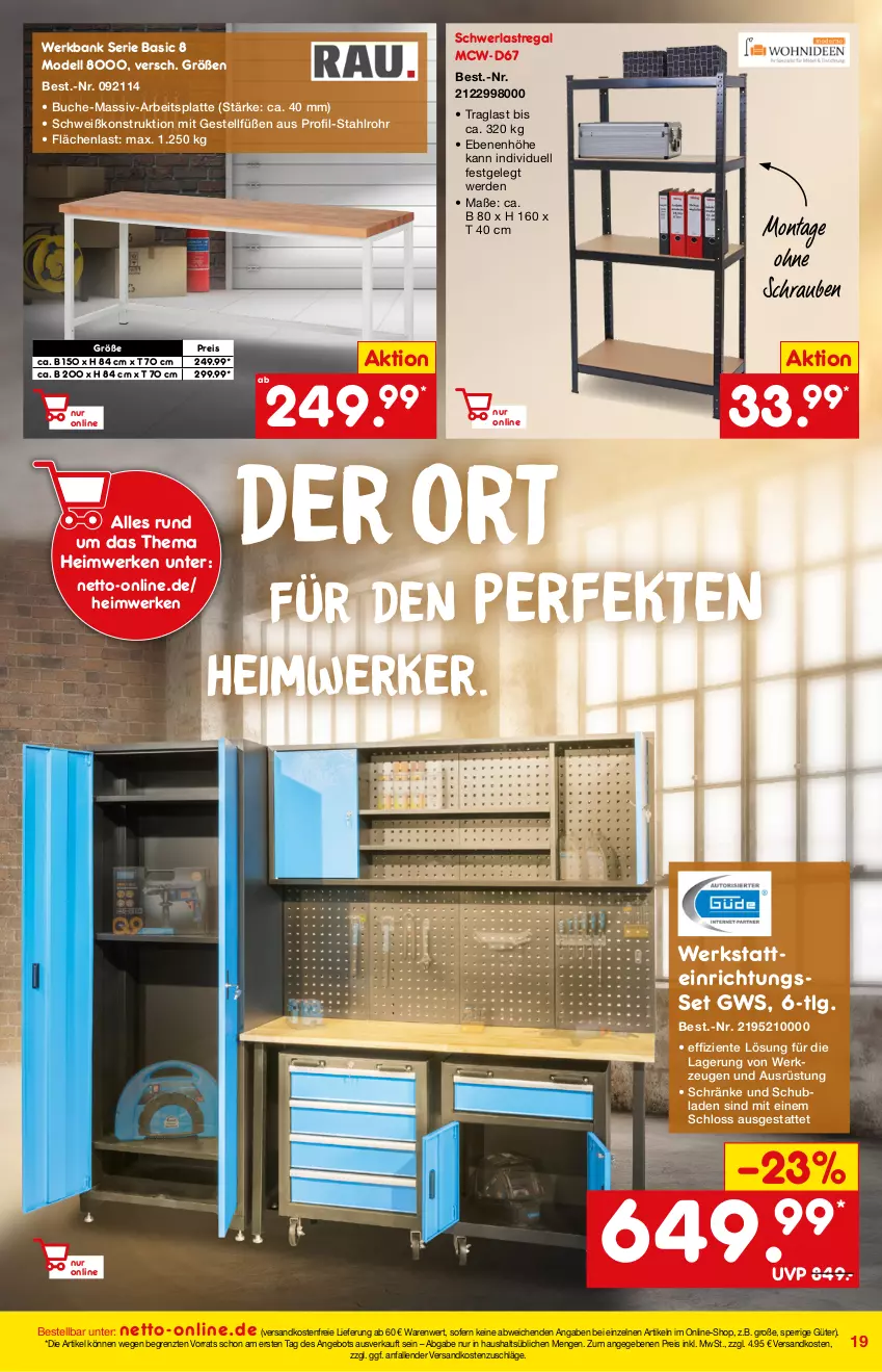 Aktueller Prospekt Netto Marken-Discount - Online-Magazin September - von 01.09 bis 31.08.2021 - strona 19