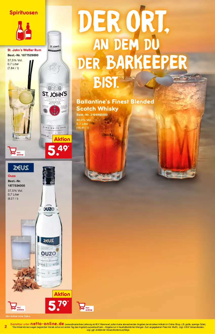 Aktueller Prospekt Netto Marken-Discount - Online-Magazin September - von 01.09 bis 31.08.2021 - strona 2