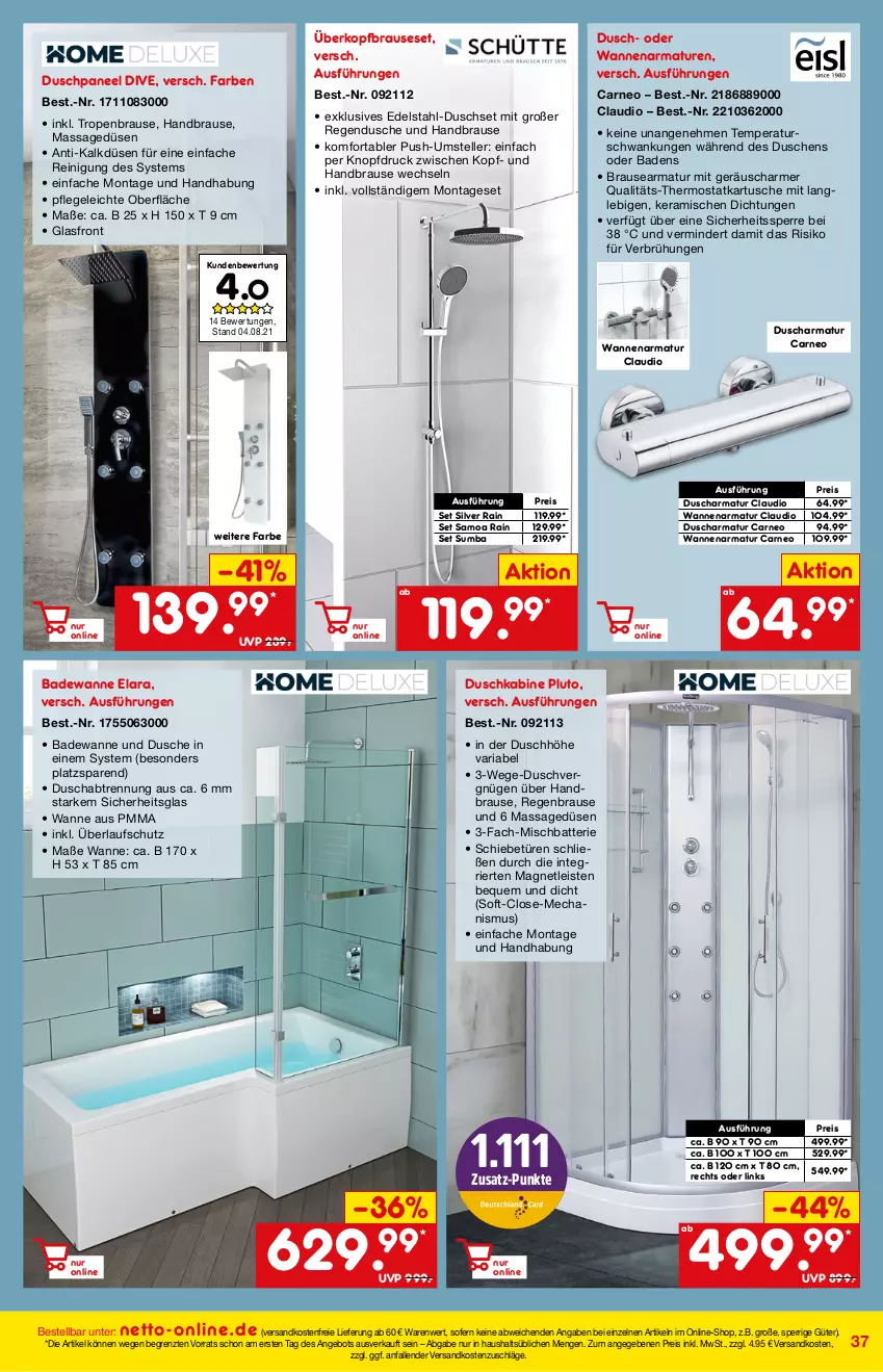 Aktueller Prospekt Netto Marken-Discount - Online-Magazin September - von 01.09 bis 31.08.2021 - strona 37