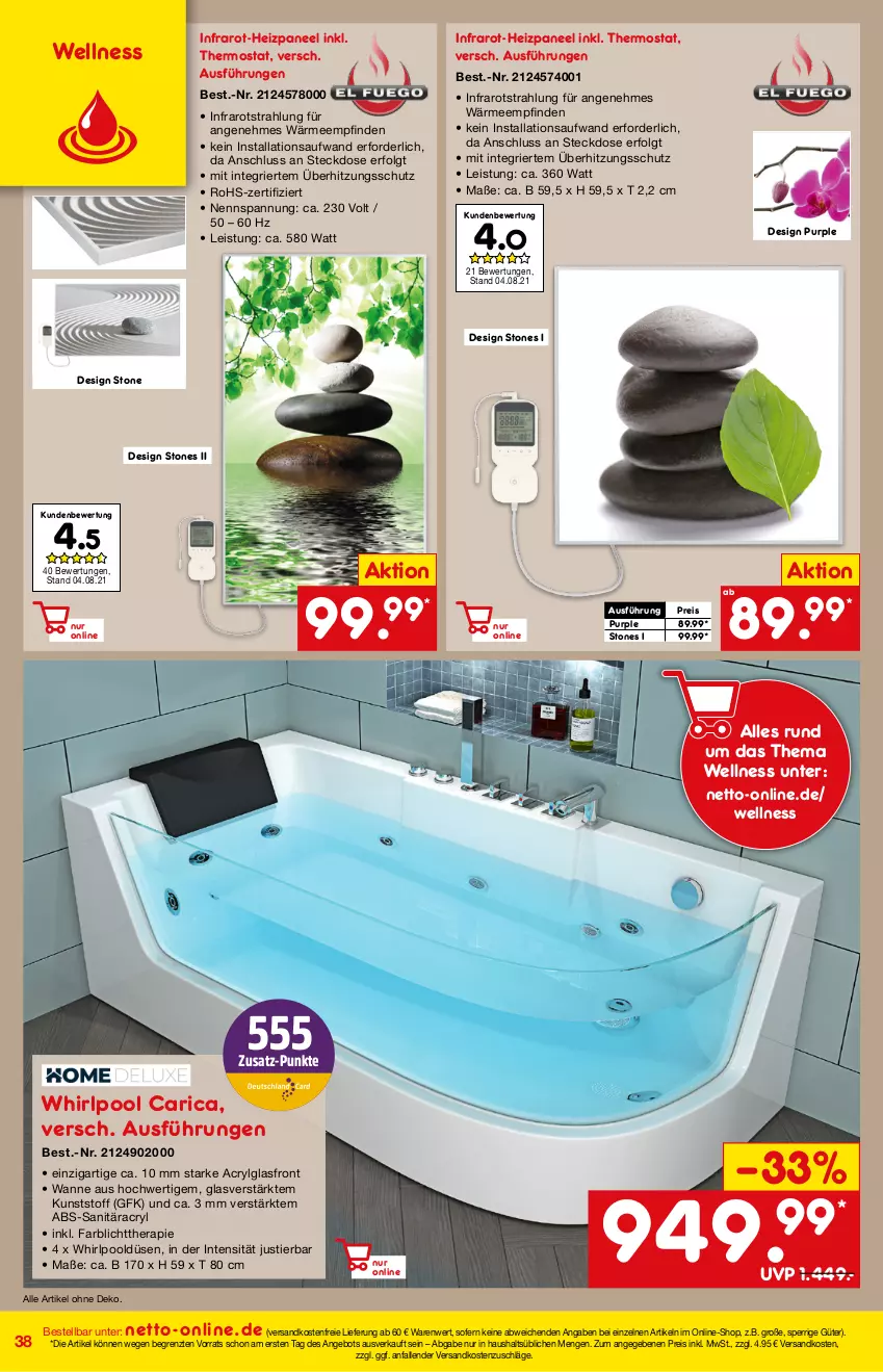 Aktueller Prospekt Netto Marken-Discount - Online-Magazin September - von 01.09 bis 31.08.2021 - strona 38