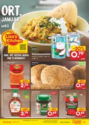 Gazetka promocyjna Netto Marken-Discount - Filial-Angebote - Gazetka - ważna od 14.01 do 14.01.2023 - strona 13 - produkty: angebot, backofen, bestpreis, bio, brot, Brühe, eis, Fladenbrot, Gemüsebrühe, kokos, kokosnuss, Kokosnussmilch, linsen, milch, nuss, Ofen, reis, rezept, rezepte, Rote Linsen, sirup, stube, Ti, tomate, tomaten, ZTE