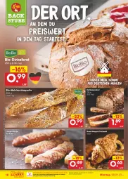 Gazetka promocyjna Netto Marken-Discount - Filial-Angebote - Gazetka - ważna od 14.01 do 14.01.2023 - strona 18 - produkty: angebot, backofen, baguette, bestpreis, bio, brot, Croissant, Dinkelbrot, eis, Käse, korn, Kürbis, Laugenstange, mehl, ndk, nuss, Ofen, reis, stube, Ti