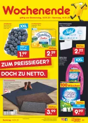 Gazetka promocyjna Netto Marken-Discount - Filial-Angebote - Gazetka - ważna od 14.01 do 14.01.2023 - strona 31 - produkty: angebot, beere, beeren, bestpreis, butter, eis, heidelbeere, heidelbeeren, landliebe, Laufen, Liege, papier, reifen, reis, Schal, Schale, schmutzfangmatte, Streichzart, Ti, toilettenpapier, waschmittel, ZTE