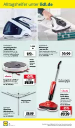 Gazetka promocyjna Lidl - Aktuelle Onlineshop-Highlights - Gazetka - ważna od 31.03 do 31.03.2023 - strona 26 - produkty: akku, aqua, AquaPur, bügel, Bügelstation, dampfbügelstation, erde, ndk, Reinigung, Saugroboter, silvercrest, Ti, wäschespinne, ZTE