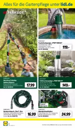 Gazetka promocyjna Lidl - Aktuelle Onlineshop-Highlights - Gazetka - ważna od 31.03 do 31.03.2023 - strona 8 - produkty: boss, brunnen, eis, Garten, gartenschlauch, ndk, Parkside, Ria, Schere, schlauch, Teleskop, Ti, Tiefbrunnenpumpe