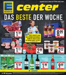 Gazetka promocyjna E Center - Angebote der Woche - Gazetka - ważna od 18.03 do 18.03.2023 - strona 1 - produkty: angebot, angebote, aperitif, aufschnitt, bier, bierschinken, braten, campari, deka, eis, flasche, grüner veltliner, gulasch, haltbare milch, jungbullen, konfitüre, lebensmittel, LG, mac, milch, mit gemüse, natur, Paula, paulaner, reis, rispentomaten, rouladen, schinken, Spezi, super-knüller, Ti, tomate, tomaten, ZTE, Zweigelt